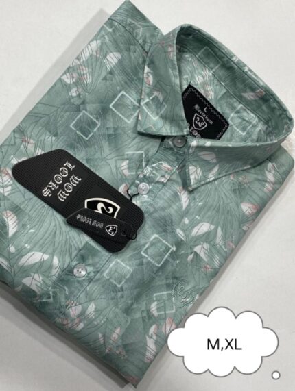 100% Premium Quality Full Sleeve Cotton Print Shirt Ass Colour for Men's Price in Bangladesh | resellKori