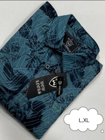 100% Premium Quality Full Sleeve Cotton Print Shirt Deep Colour for Men's Price in Bangladesh | resellKori
