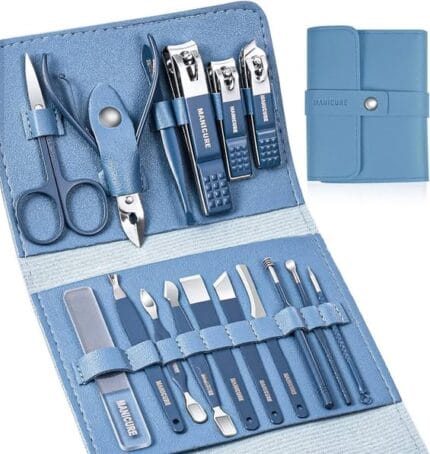 16PCS Stainless Steel Manicure & Pedicure Set – Professional Kit Price in Bangladesh | resellKori