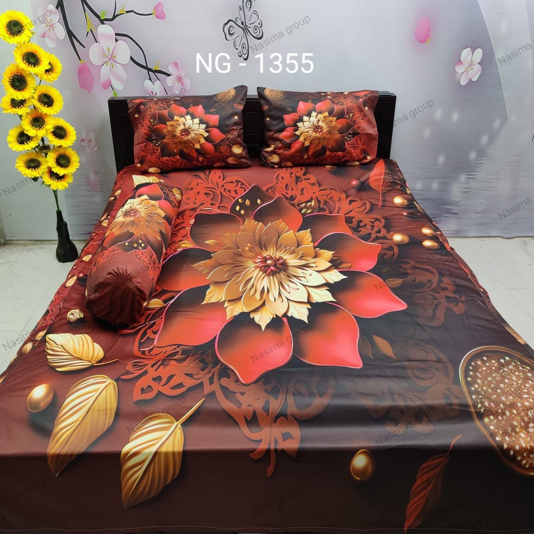 3d print 4 pis set bedsheeet Price in Bangladesh | resellKori 3d print 4 pis set bedsheeet Price in Bangladesh | resellKori