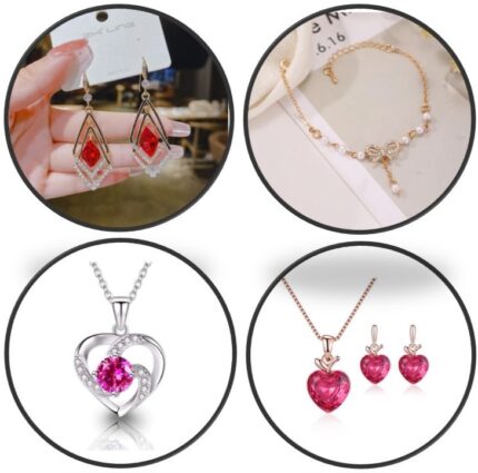 4 in 1 Combo jewelry for women, Bracelet, Necklace,Necklace set, Earrings, Combo Price in Bangladesh | resellKori