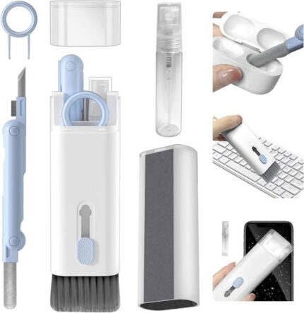 7 in 1 Multifunctional Earbuds Cleaning Pen Computer Keyboard Cleaning Brush Mobile Phone Screen Cleaner Kit Price in Bangladesh | resellKori