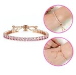 Adjustable Bracelet For Women Cubic Zirconia Classic Tennis Bracelet Price in Bangladesh | resellKori