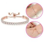 Adjustable Bracelet For Women Cubic Zirconia Classic Tennis Bracelet Price in Bangladesh | resellKori