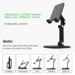 Adjustable Multiple Angles Folding Desktop Mobile Phone Stand Price in Bangladesh | resellKori