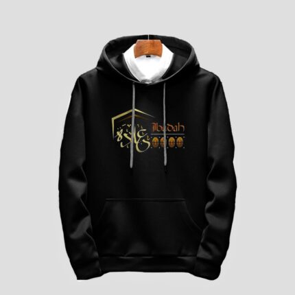 Black Men's Winter Hoodie (Ibadah) Price in Bangladesh | resellKori
