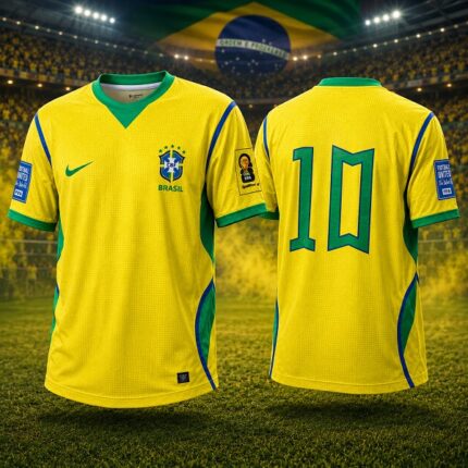 Brazil National Football Team Home Jersey - Iconic No. 10 Price in Bangladesh | resellKori