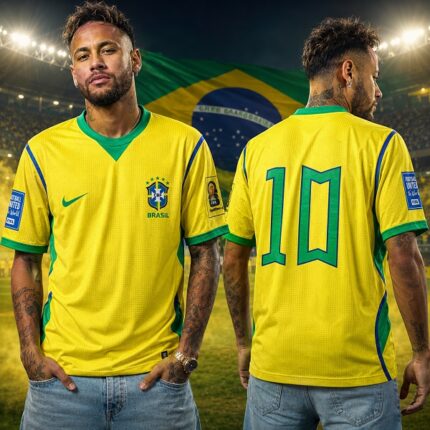 Brazil National Football Team Home Jersey - Iconic No. 10 Price in Bangladesh | resellKori