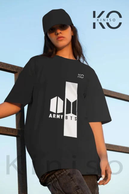 BTS Fan Apparel for ARMY Tshirt – ARMY BTS Logo Together – Tee for Girls in Bangladesh Price in Bangladesh | resellKori