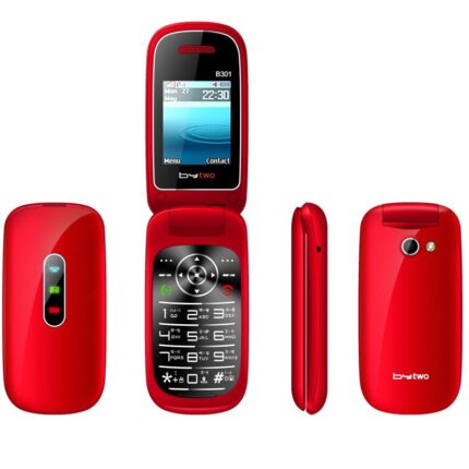 Bytwo 301 Folding Phone Dual Sim red Code : 9502 Price in Bangladesh | resellKori