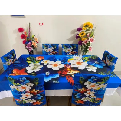 China Premium 3D Print Table Cloth Set 8 Price in Bangladesh | resellKori