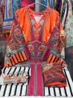 Coralina Pakistani inspaird 3 piece Price in Bangladesh | resellKori