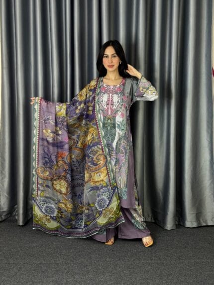 Digital Print Three Piece Price in Bangladesh | resellKori