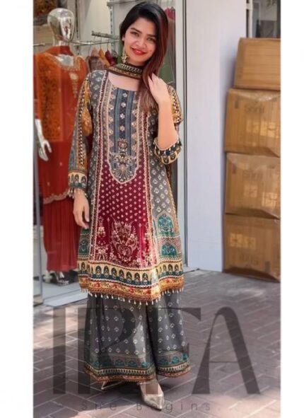 Digital Print Three Piece.. Price in Bangladesh | resellKori