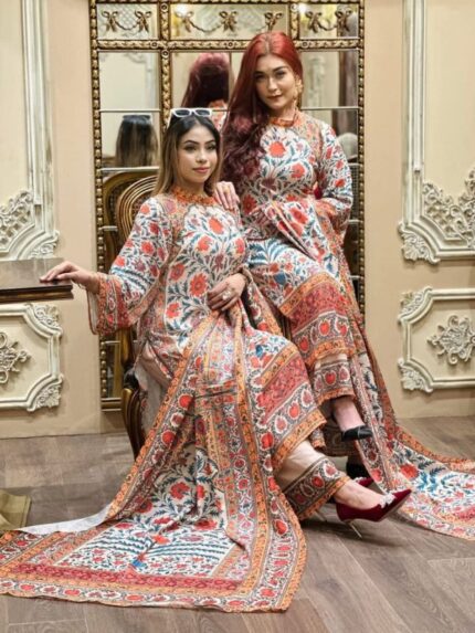 Digital Print Three Piece Price in Bangladesh | resellKori