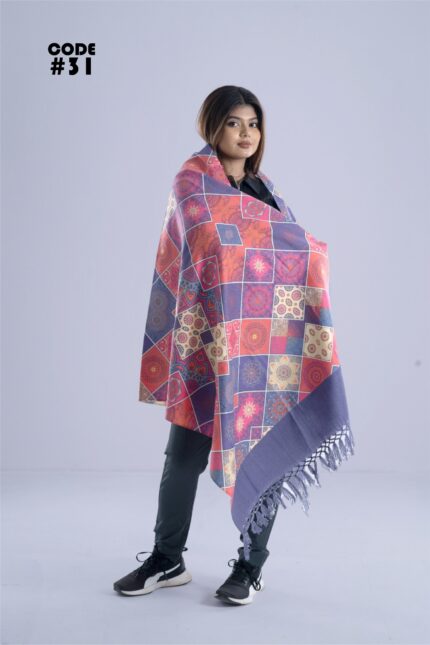 Digital Print Wollen Shawl উলেন শাল ডিজিটাল প্রিন্ট সহ Price in Bangladesh | resellKori