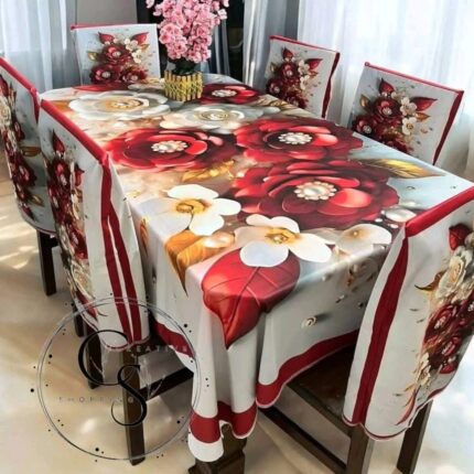 Dining table clothe mat (3D print-7pcs set) Price in Bangladesh | resellKori