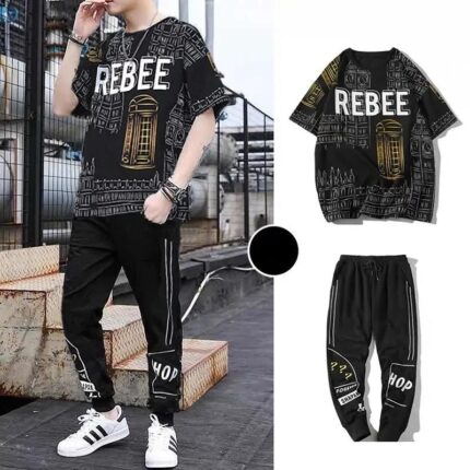 Drop Shoulder Mash T-Shirt and Trouser Combo Price in Bangladesh | resellKori