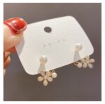 Earrings and Flower Pearl Combination Style Stud Earring for Girls Price in Bangladesh | resellKori