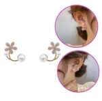 Earrings and Flower Pearl Combination Style Stud Earring for Girls Price in Bangladesh | resellKori