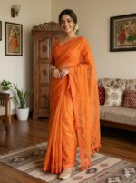 Embroidery Premium Half Silk Sharee. Price in Bangladesh | resellKori