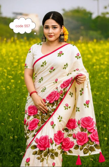 Exclusive Digital Print Saree Price in Bangladesh | resellKori