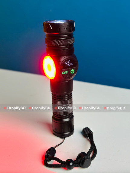 GearUP K60 Rechargeable Flashlight 10W COB + LED Torchlight Price in Bangladesh | resellKori