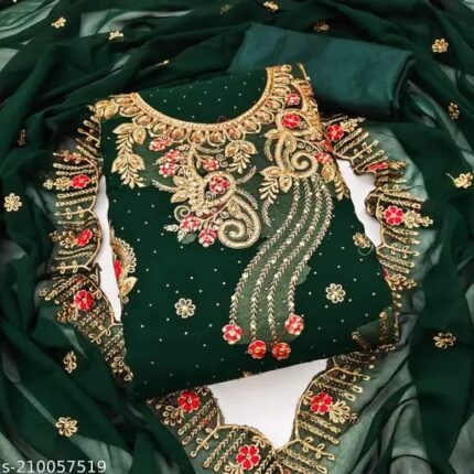 Georgette Embroidery Four Piece Price in Bangladesh | resellKori