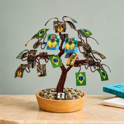 Handcrafted Aluminium Wire Brazil World Cup Bonsai Tree – Premium Desk Decoration for Home & Office Price in Bangladesh | resellKori