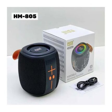HM-805 Wireless Bluetooth Speaker — Powerful Sound, RGB Light & FM Radio! Price in Bangladesh | resellKori