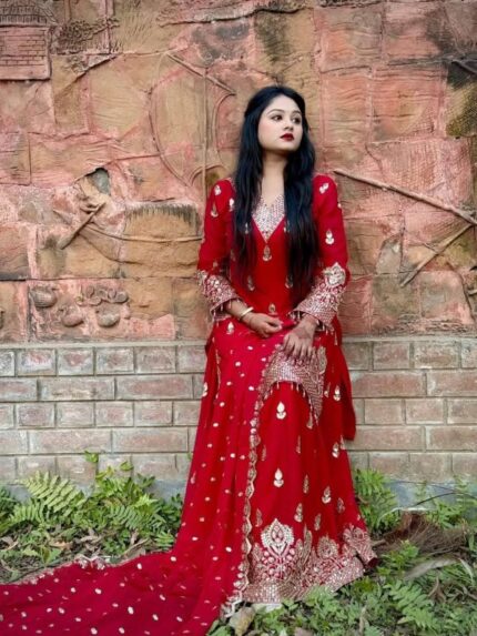 Indian Fox Georgette Thrree Piece Price in Bangladesh | resellKori