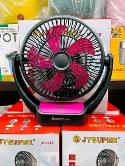 JY Super 2523 Rechargeable Table Fan  Price in Bangladesh | resellKori