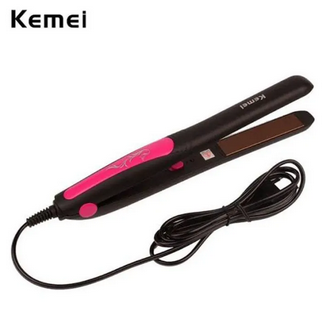Kemei Km-328 Professional Hair Straightener - Black and Pink Price in Bangladesh | resellKori