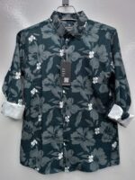 Men's Premium Floral Print Slim Fit Cotton Shirt Price in Bangladesh | resellKori