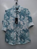 Men's Premium Floral Print Slim Fit Cotton Shirt Price in Bangladesh | resellKori