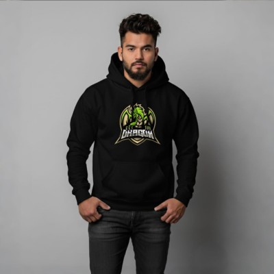 Men's premium printed hoodie (Black Price in Bangladesh | resellKori