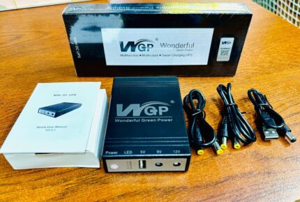 New Version WGP mini UPS 10400mAh – 5/9/12V – With 1 Year Warranty – Black Price in Bangladesh | resellKori
