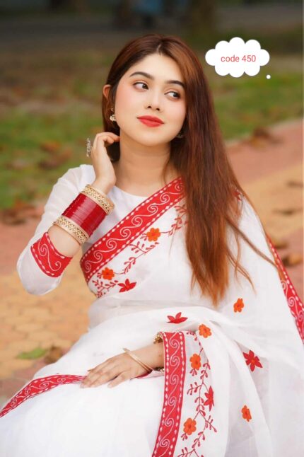 Orginal Screen print saree code 450 Price in Bangladesh | resellKori