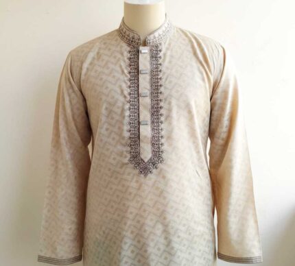 Panjabi- Cotton Panjabi - Beige Colour Price in Bangladesh | resellKori