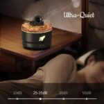 Play Video Play Video Volcanic Crack Aroma Diffuser Essential Oil Lamp 280ml USB Portable Timer Air Humidifier Blast Aroma Color Flame Night Light Price in Bangladesh | resellKori