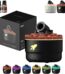 Play Video Play Video Volcanic Crack Aroma Diffuser Essential Oil Lamp 280ml USB Portable Timer Air Humidifier Blast Aroma Color Flame Night Light Price in Bangladesh | resellKori