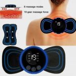 Portable Mini Electric Massager Neck Massager Sticker Cervical Massage Stimulator Pain Relief Back Meridian Price in Bangladesh | resellKori
