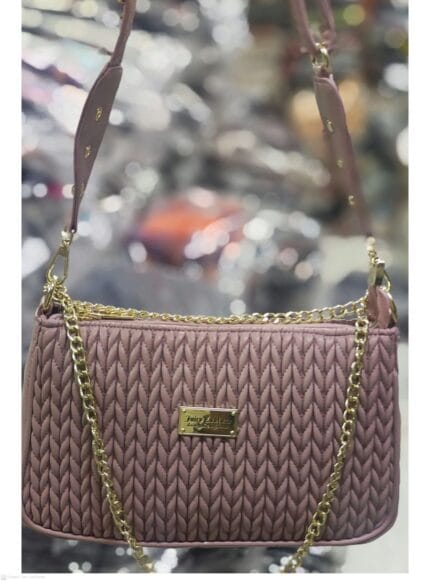 Premium Chain Shoulder Bag - White / Pink / Mint Price in Bangladesh | resellKori
