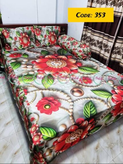 Premium Quality 3d Bedsheets four pieces set Price in Bangladesh | resellKori