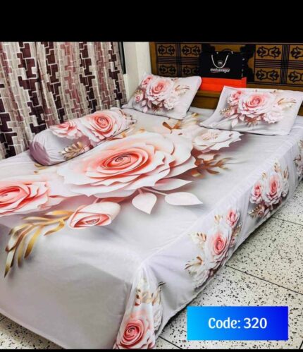 Premium Quality 3d Bedsheets four pieces set Price in Bangladesh | resellKori