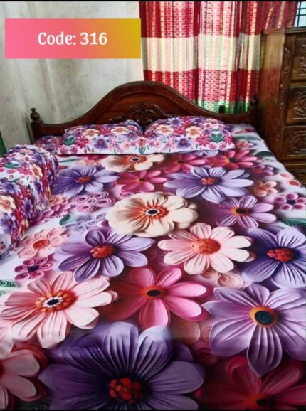 Premium Quality 3d Bedsheets four pieces set Price in Bangladesh | resellKori