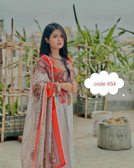 Premium quality Digital print 3 pcs code 454 Price in Bangladesh | resellKori
