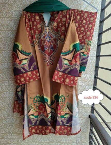 Premium quality Digital print 3 pcs code 836 Price in Bangladesh | resellKori