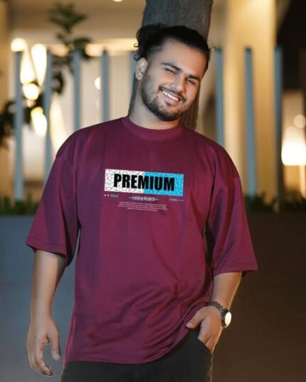 Premium Quality Printed Drop Shoulder T-Shirt Price in Bangladesh | resellKori