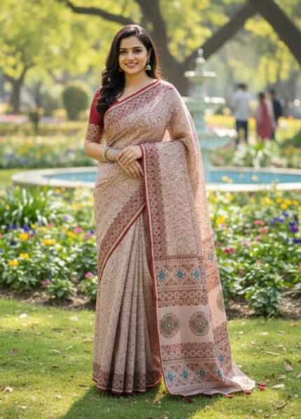 Premium Silk Boutique Skin Print Shari Price in Bangladesh | resellKori